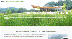 Desktop Screenshot of driftlessareawetlandcentre.com